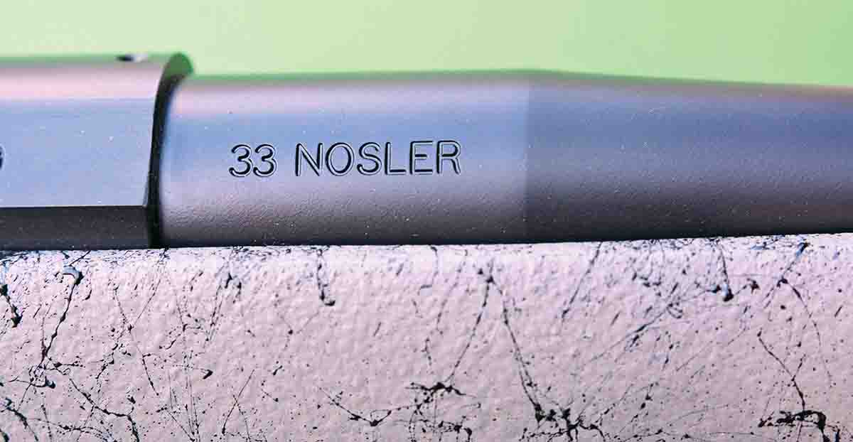 A “33 NOSLER” barrel marking.